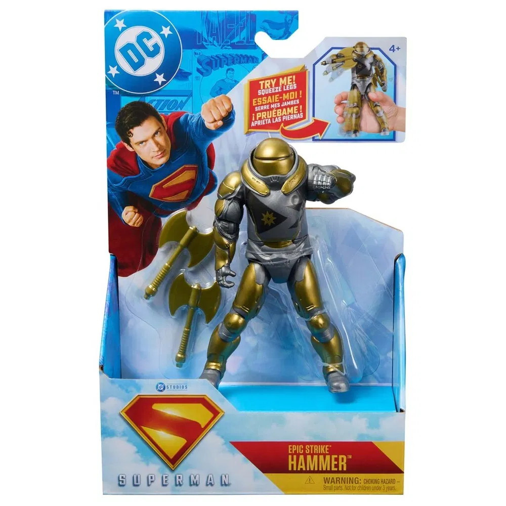 Superman - Epic Strike Hammer 15 cm