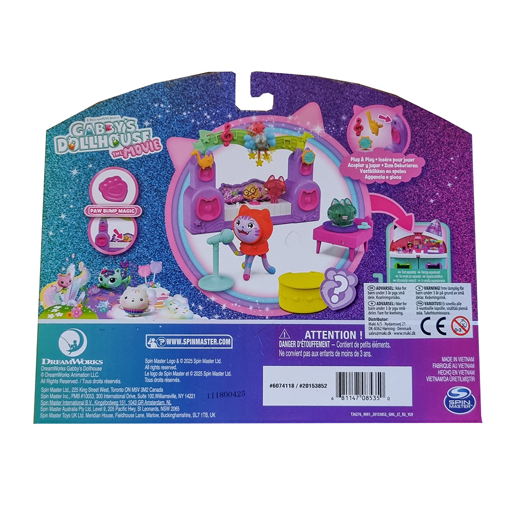 Gabby's Movie Pawsome Party Room Story Set