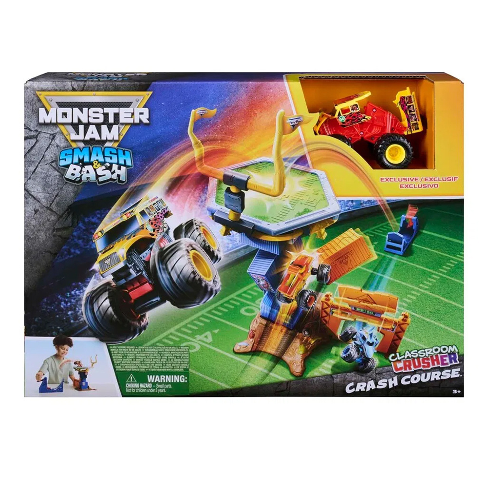 Monster Jam Smash & Bash Crash Course Playset