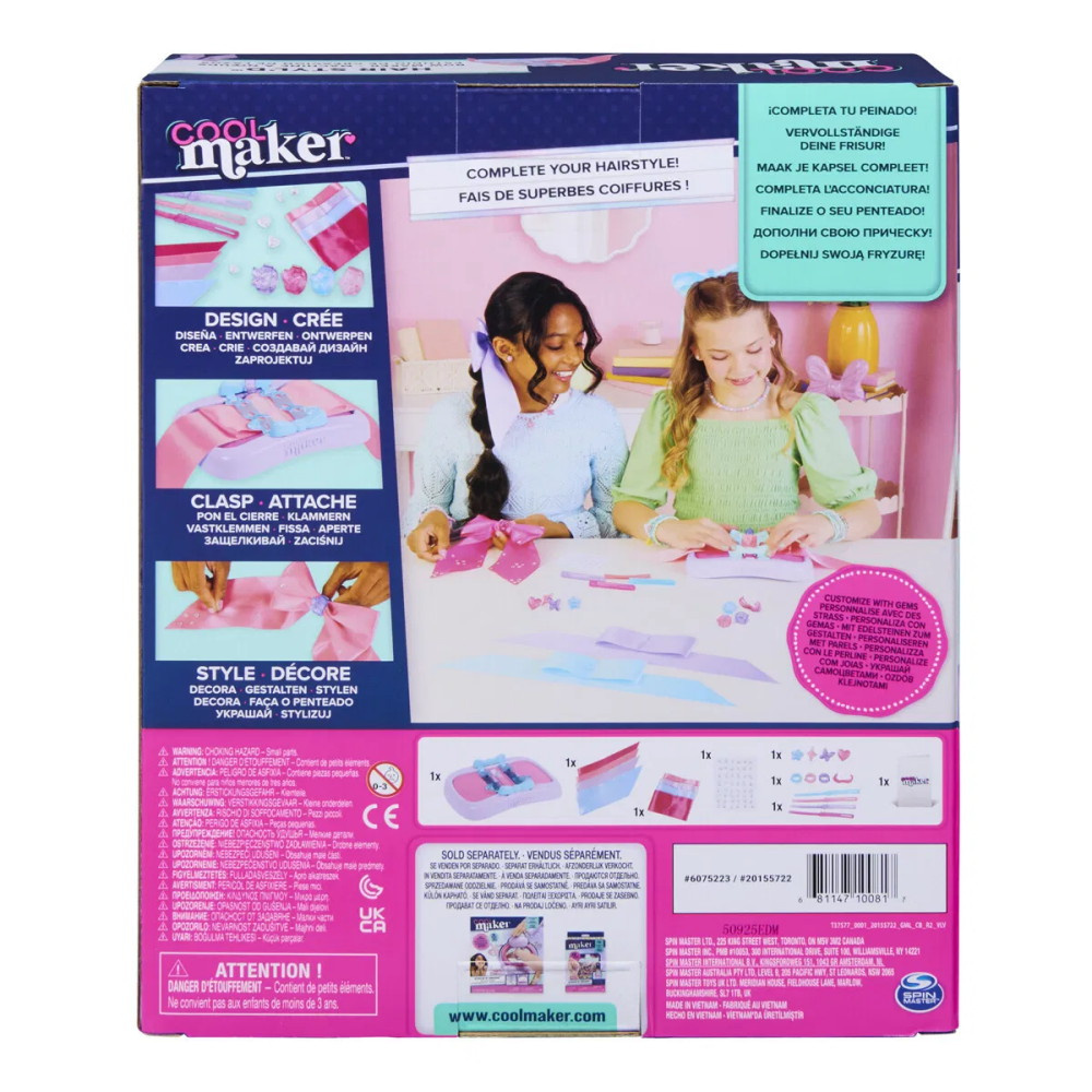 Cool Maker Hair Styl'D Bowtique-rusetinvalmistussarja