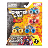 Monster Jam Mini Jams Marvel 5-Pakkaus Monster Jam Mini Jams Marvel 5-Pakkaus