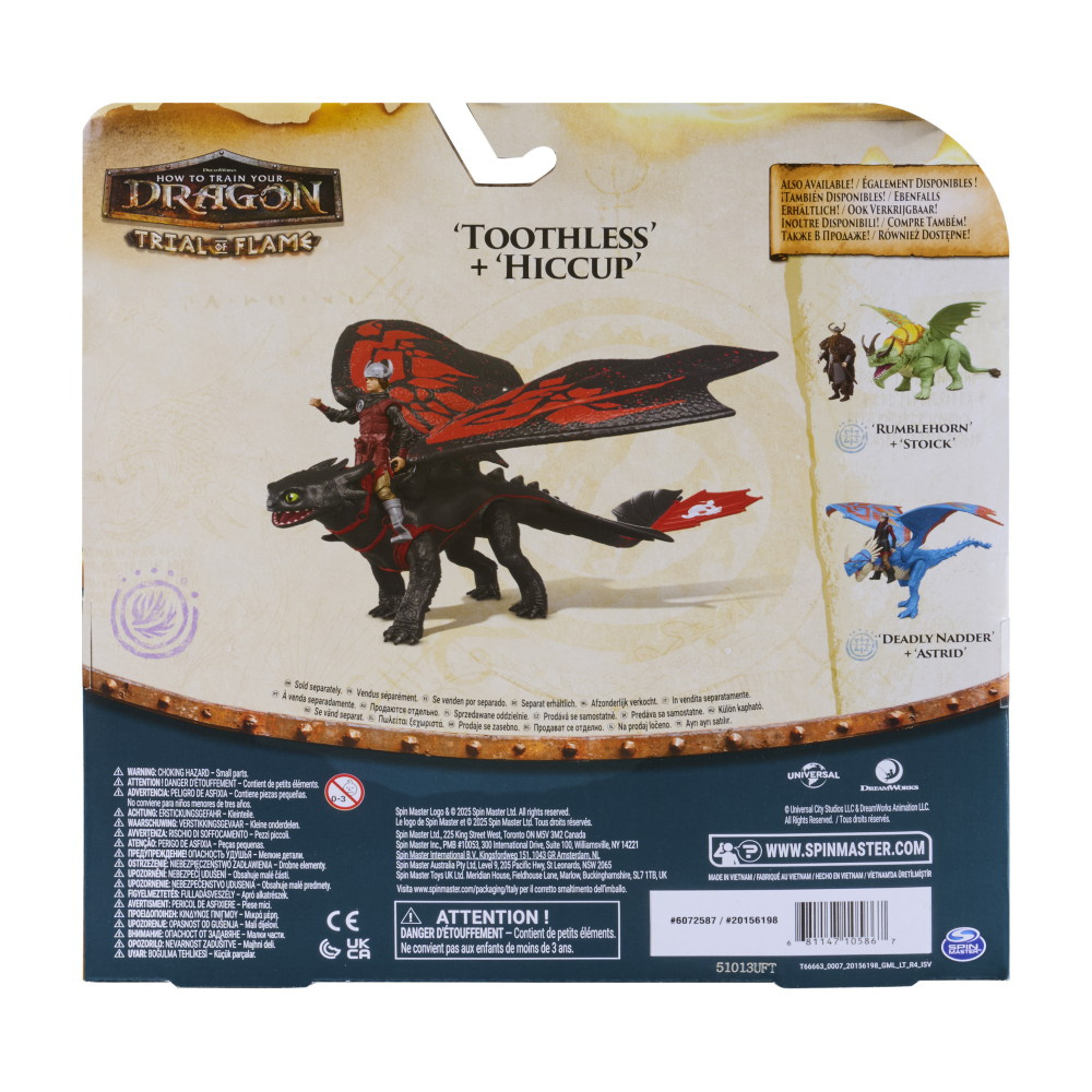 Dragons Viking & Dragon-Toothless & Hiccup
