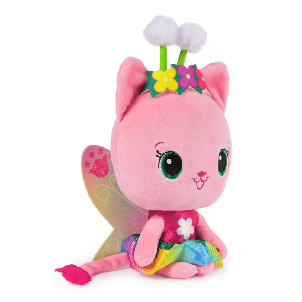 Gabby's Dollhouse Sateenkaarivaloilla varustettu “Kitty Fairy” -pehmolelu