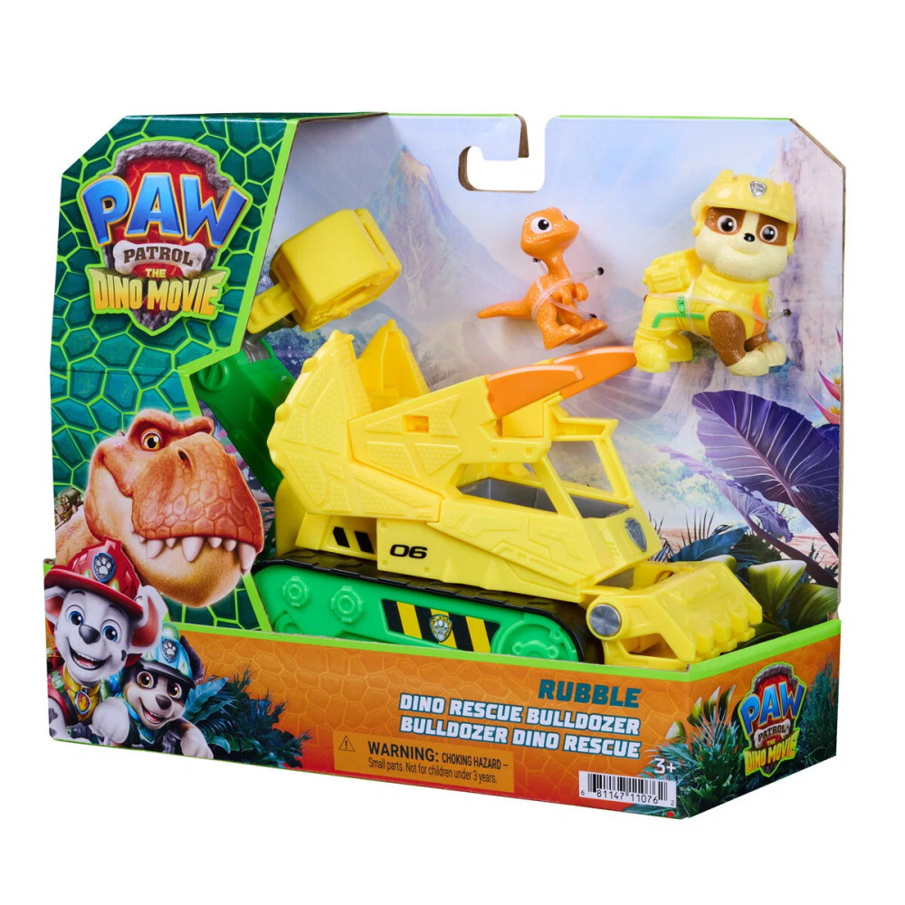 Paw Patrol - The Dino Movie - Rubble Dino Rescue Bulldozer