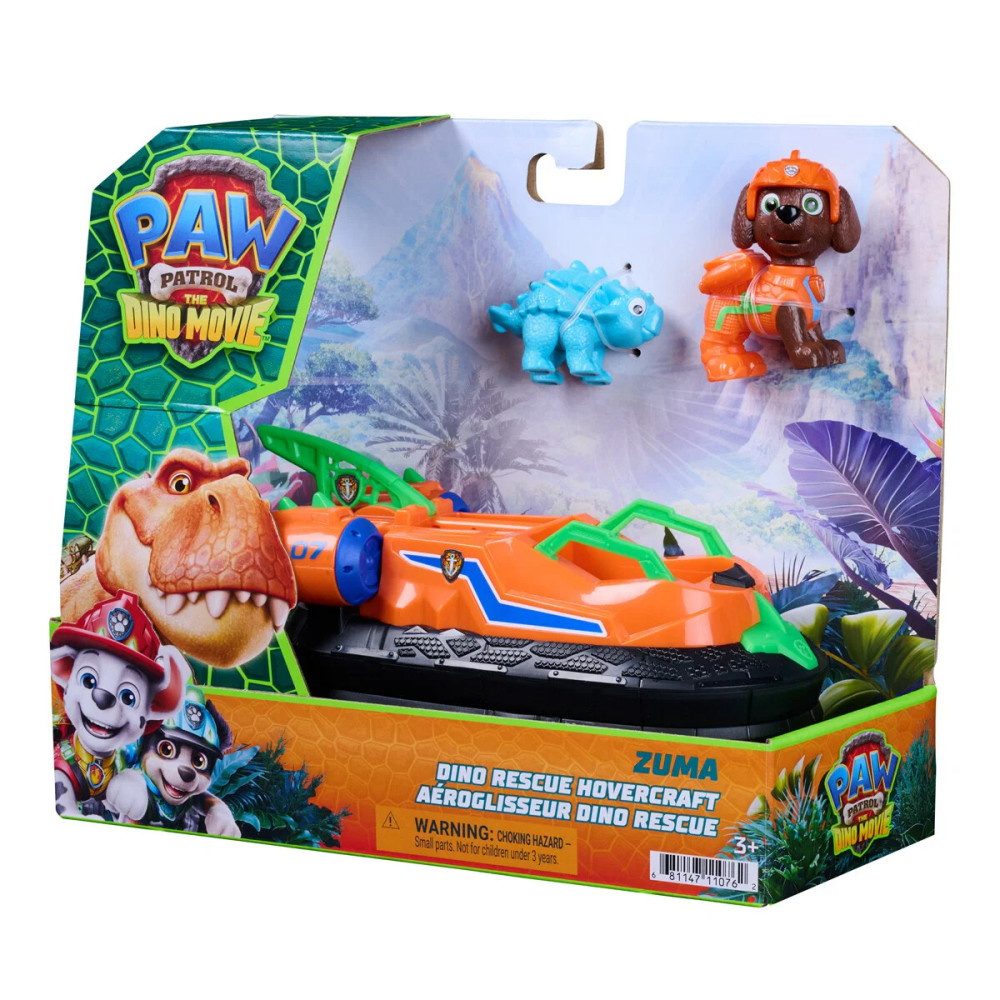 Paw Patrol - The Dino Movie - Zuma Dino Rescue Hovercraft