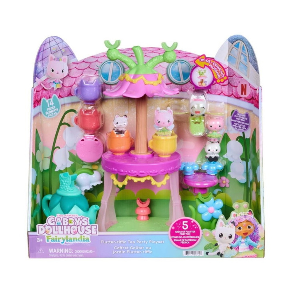 Gabby's Dollhouse Leikkisetti Flutterriffic Tea Party