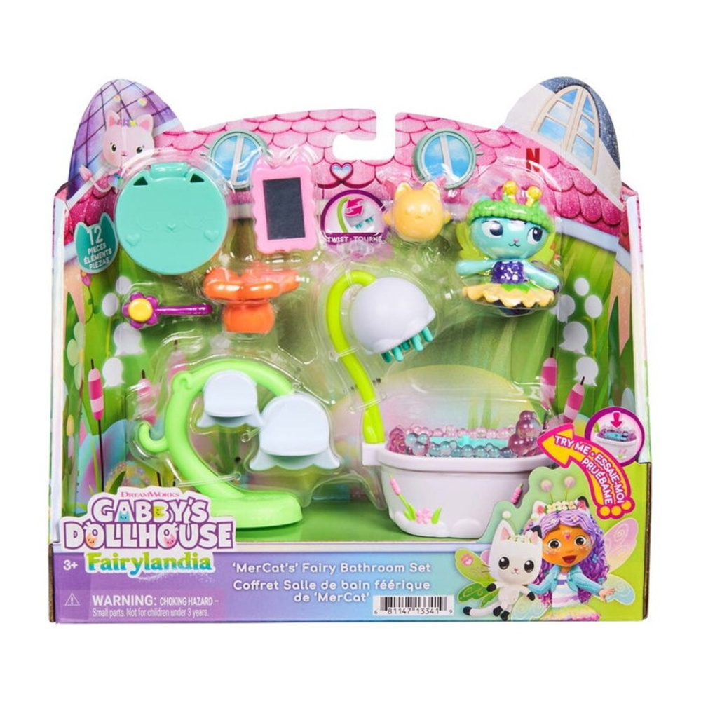 Gabby's Dollhouse Leikkisetti Mercat Fairy Bathroom