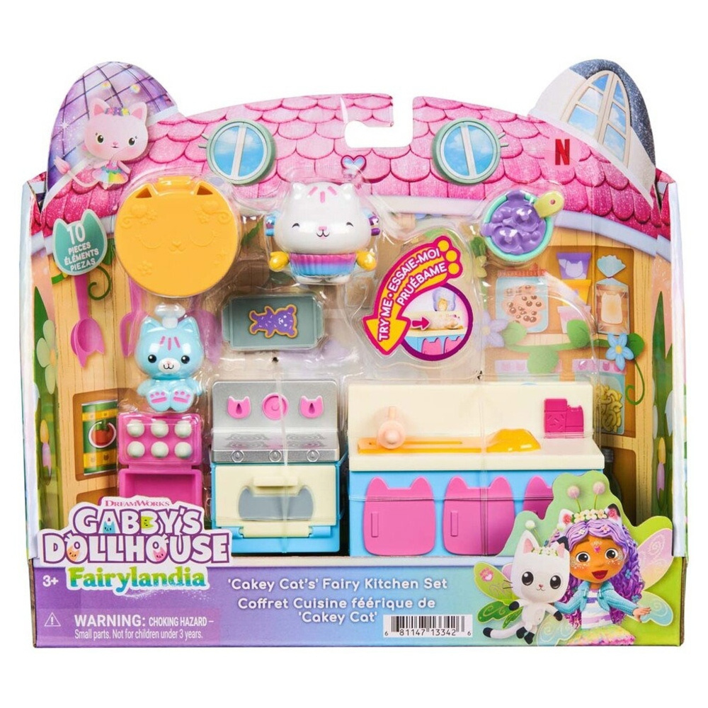 Gabby's Dollhouse Leikkisetti Fairylandia Cakey Cat