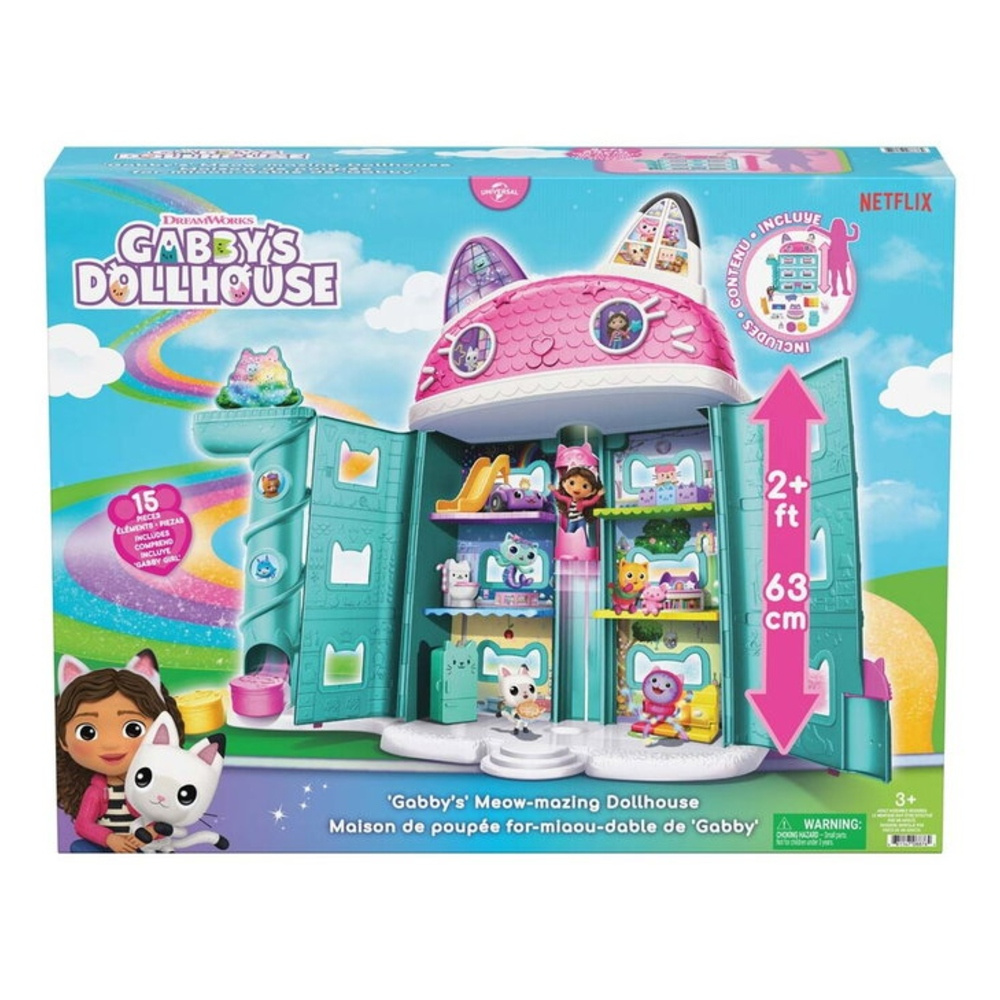 Gabby's Dollhouse Nukkekoti Meow Mazing