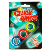 Magnetic Quick Rings - Glow in the Dark 3 Pack