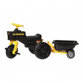Plasto Polkutraktori ja peräkärry - musta Plasto Polkutraktori ja peräkärry - musta