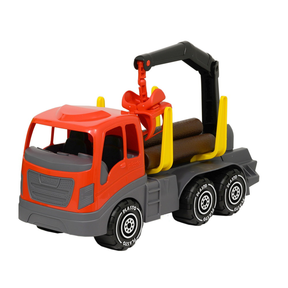 Plasto Tukkirekka - Punainen/Musta/Harmaa