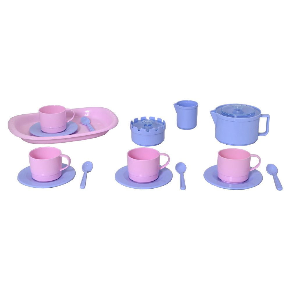 Plasto Kahviastiasto - Vaaleanpunainen/Violetti