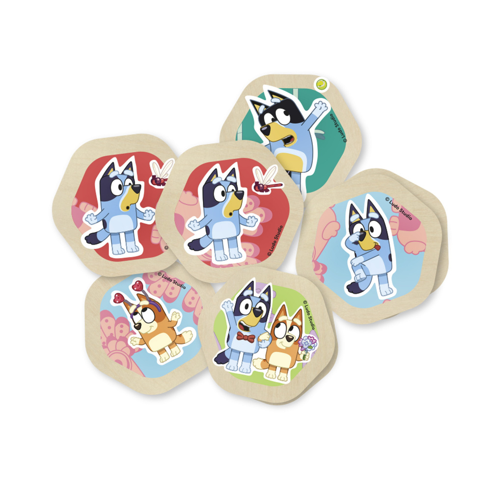 Bluey Muistipeli puusta