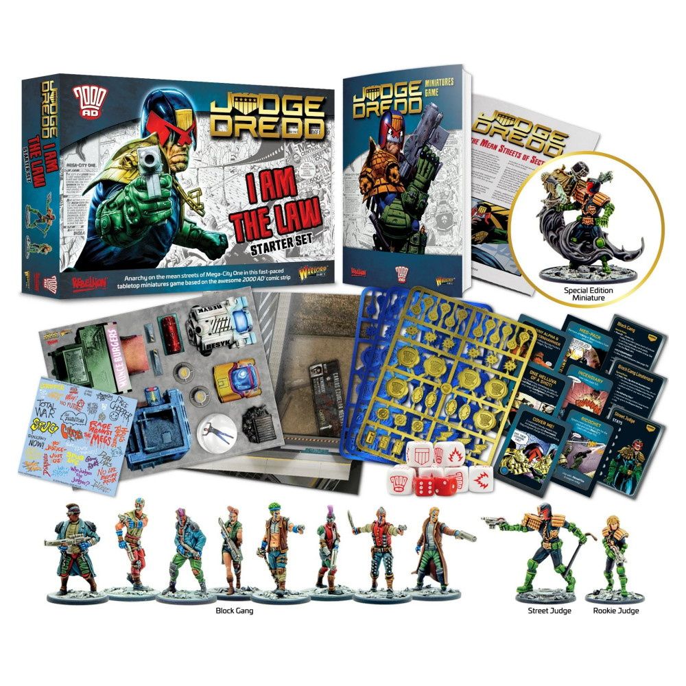 Judge Dredd Miniature Game: I Am The Law - Starter