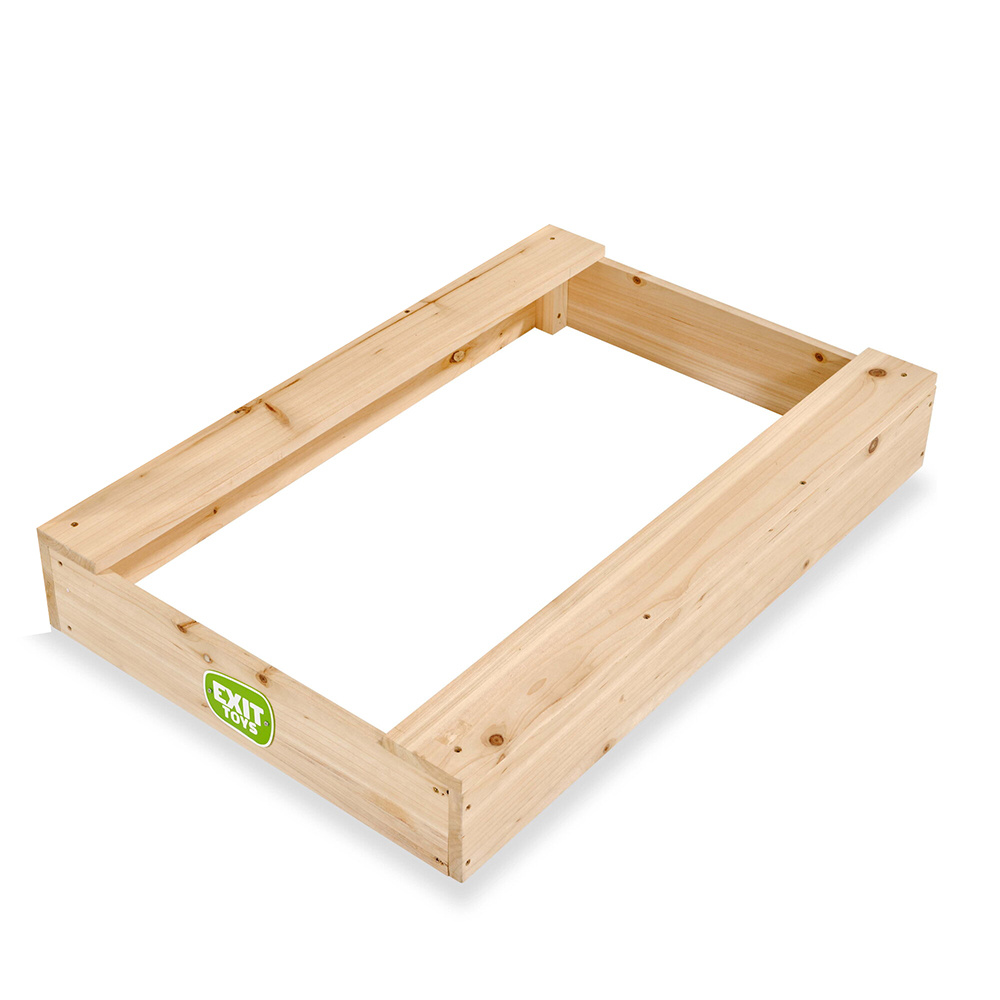EXIT wooden sandpit 90x60x14cm