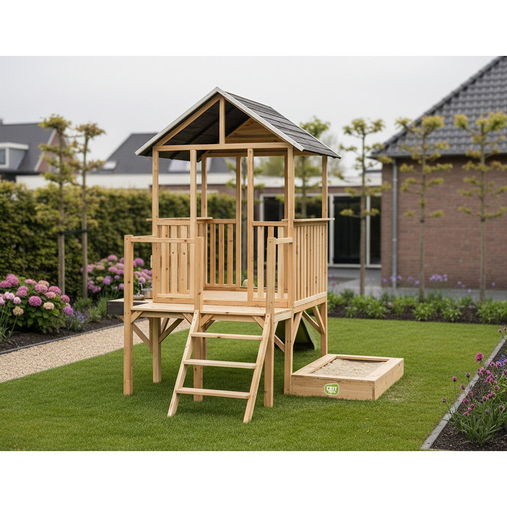 EXIT wooden sandpit 90x60x14cm