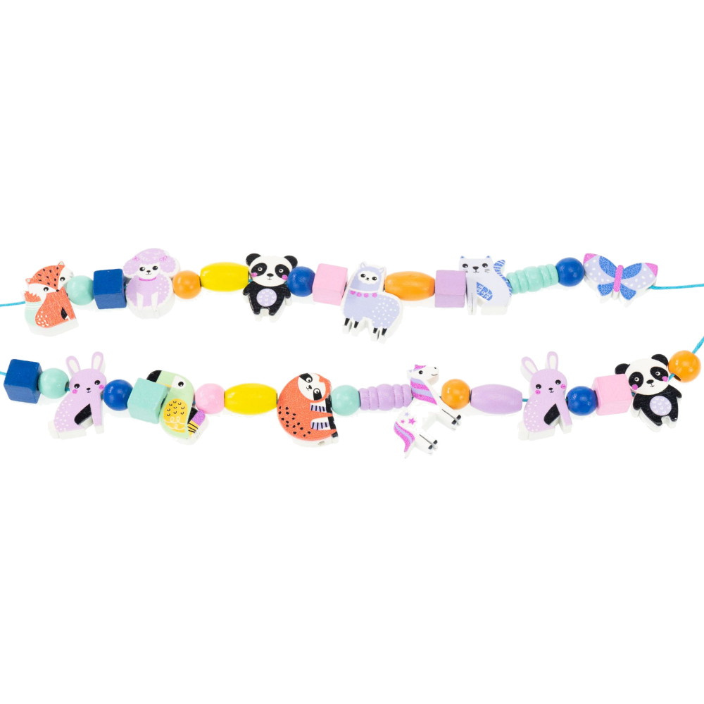 Nice Korusetti Puuhelmet Eläimet