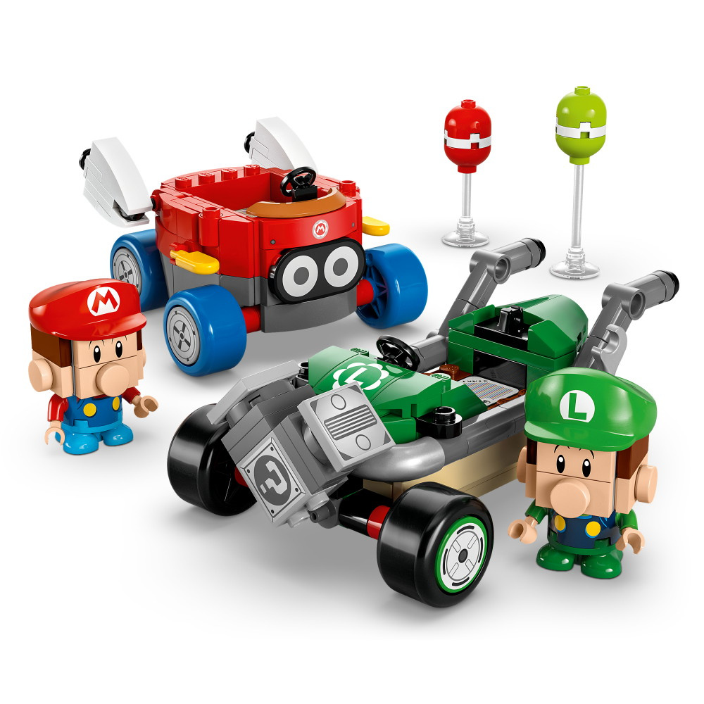 LEGO Super Mario - Mario Kart – Baby Mario vastaan Baby Luigi