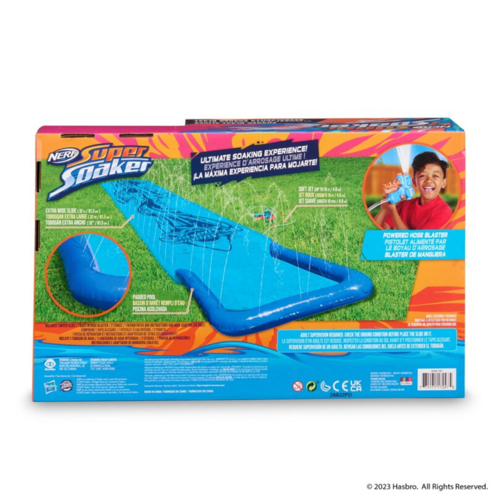 Nerf Super Soaker - Water Slide & 1 Water Gun