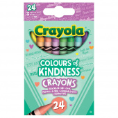 Crayola Colours Of Kindness Crayons 24 pc Crayola Colours Of Kindness Crayons 24 pc
