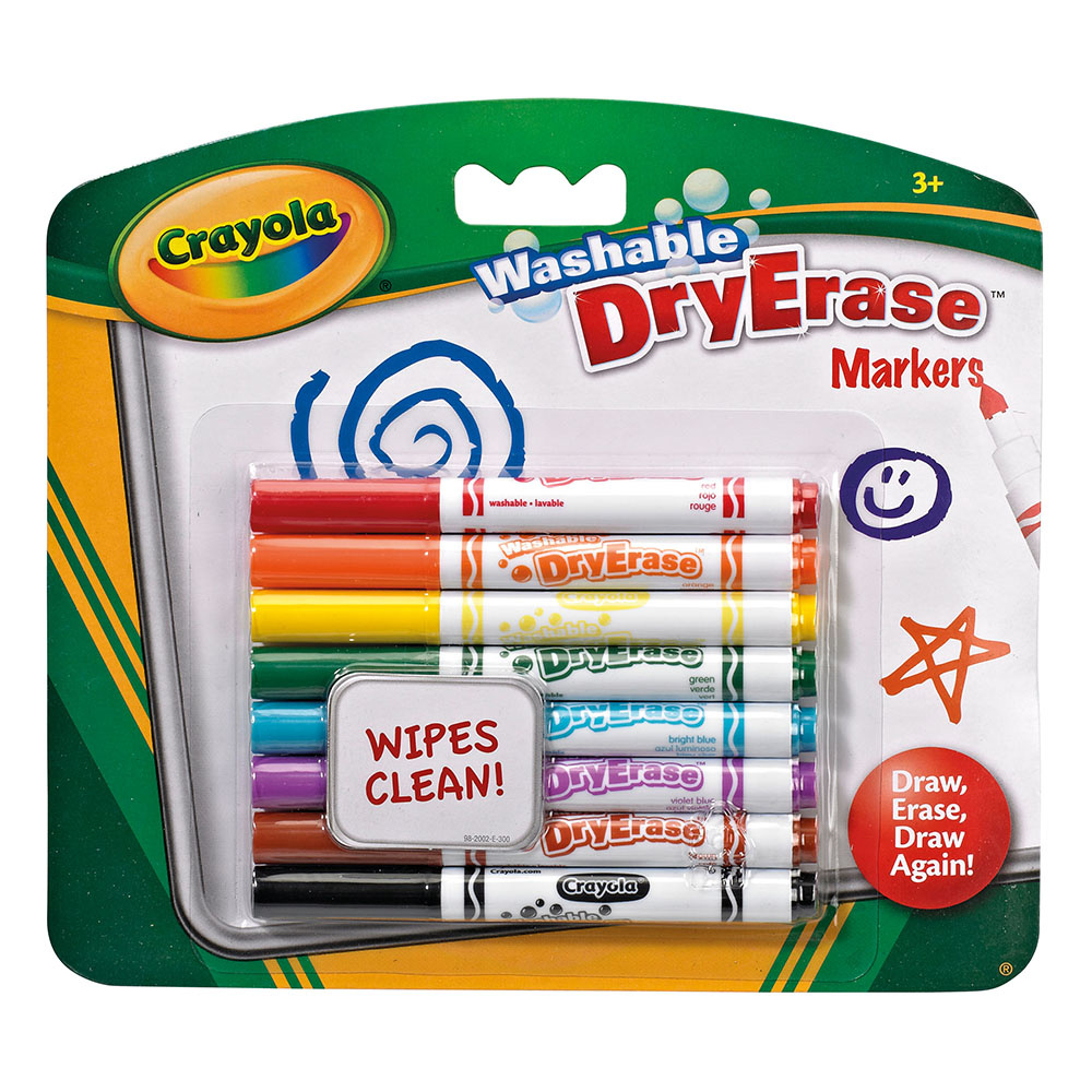 Crayola Washable Dry Erase Markers 8 pc