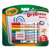 Crayola Washable Dry Erase Markers 8 pc Crayola Washable Dry Erase Markers 8 pc