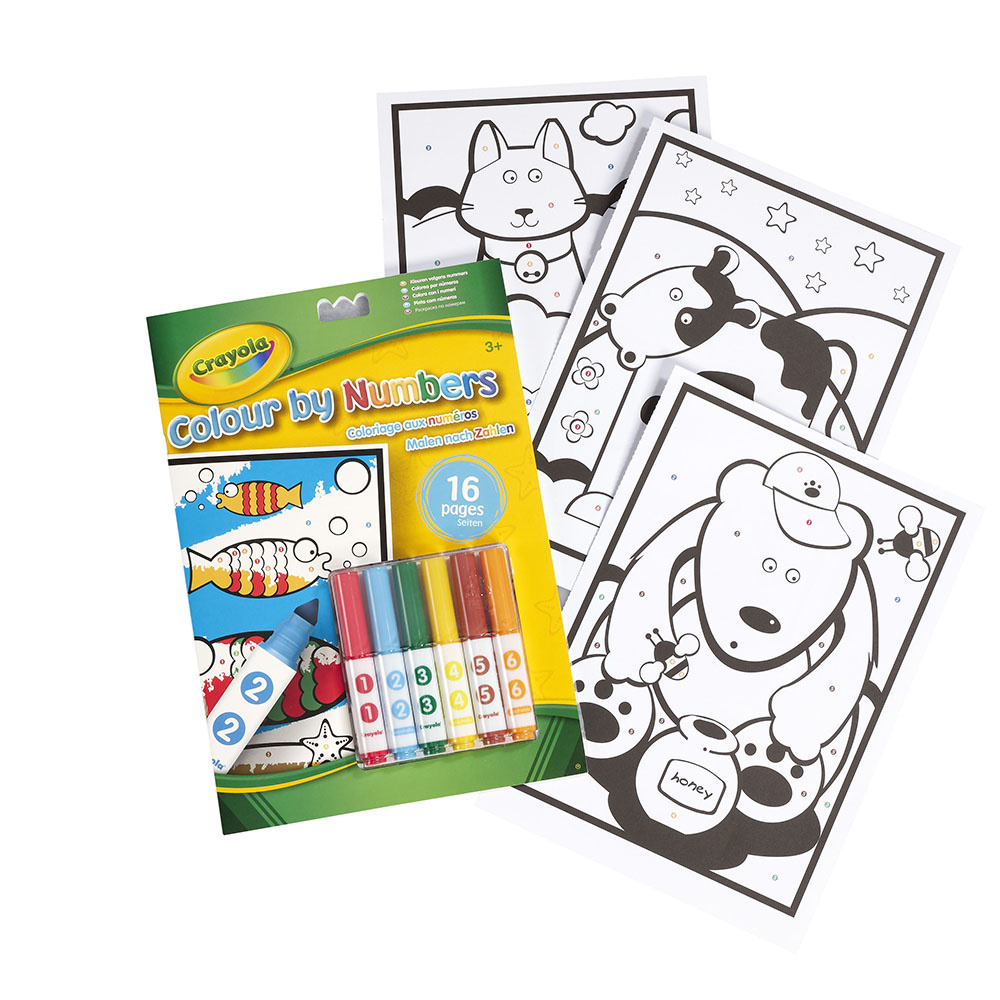 Crayola Coulour By Numbers Set