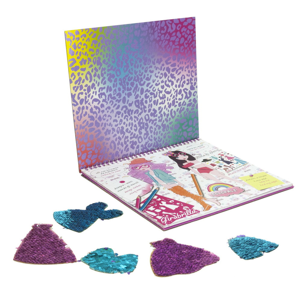 Girabrilla Fashion Sketchbook Suunnittelukirja