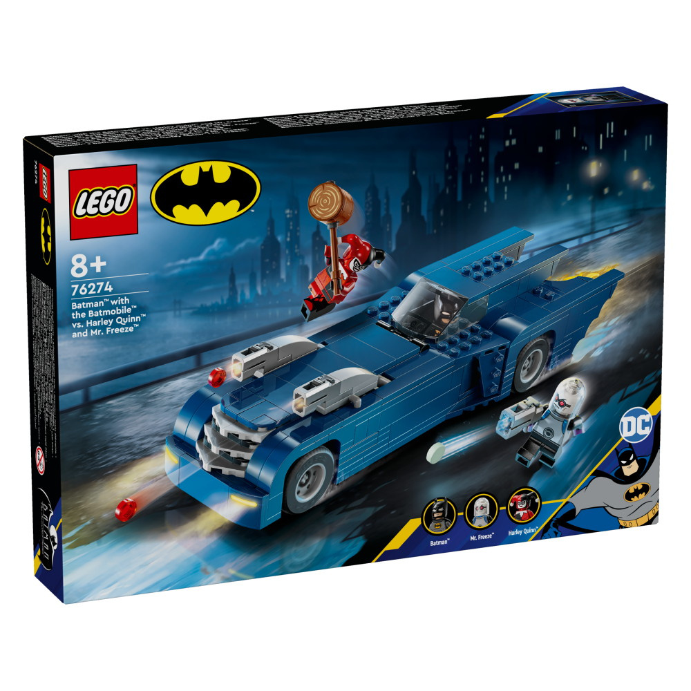 LEGO DC -Batman™ ja Batmobile™ vastaan Harley Quinn™ ja Mr. Freeze™