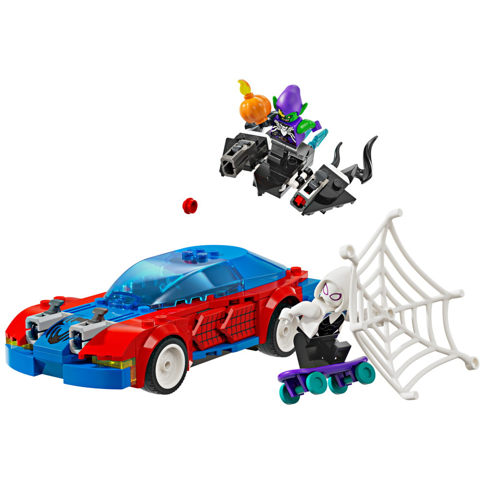 LEGO Marvel - Spider-Manin kilpa-auto & Venom Green Goblin