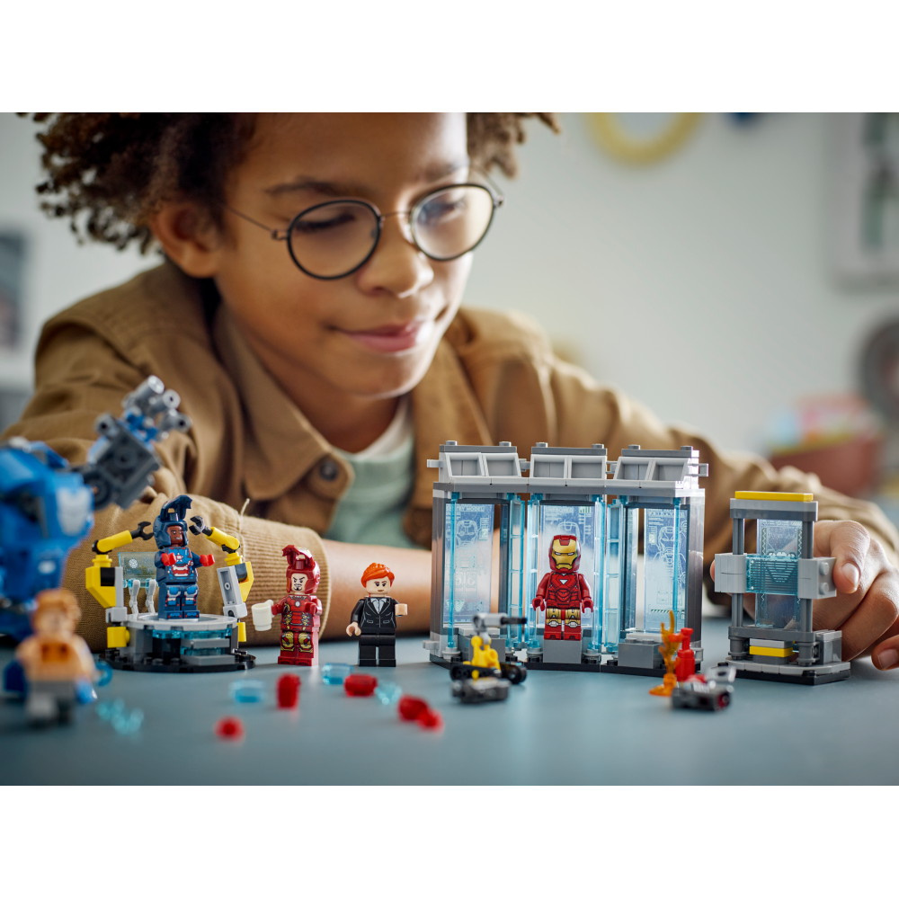 LEGO Marvel – Iron Manin laboratorio: haarniskoiden sali