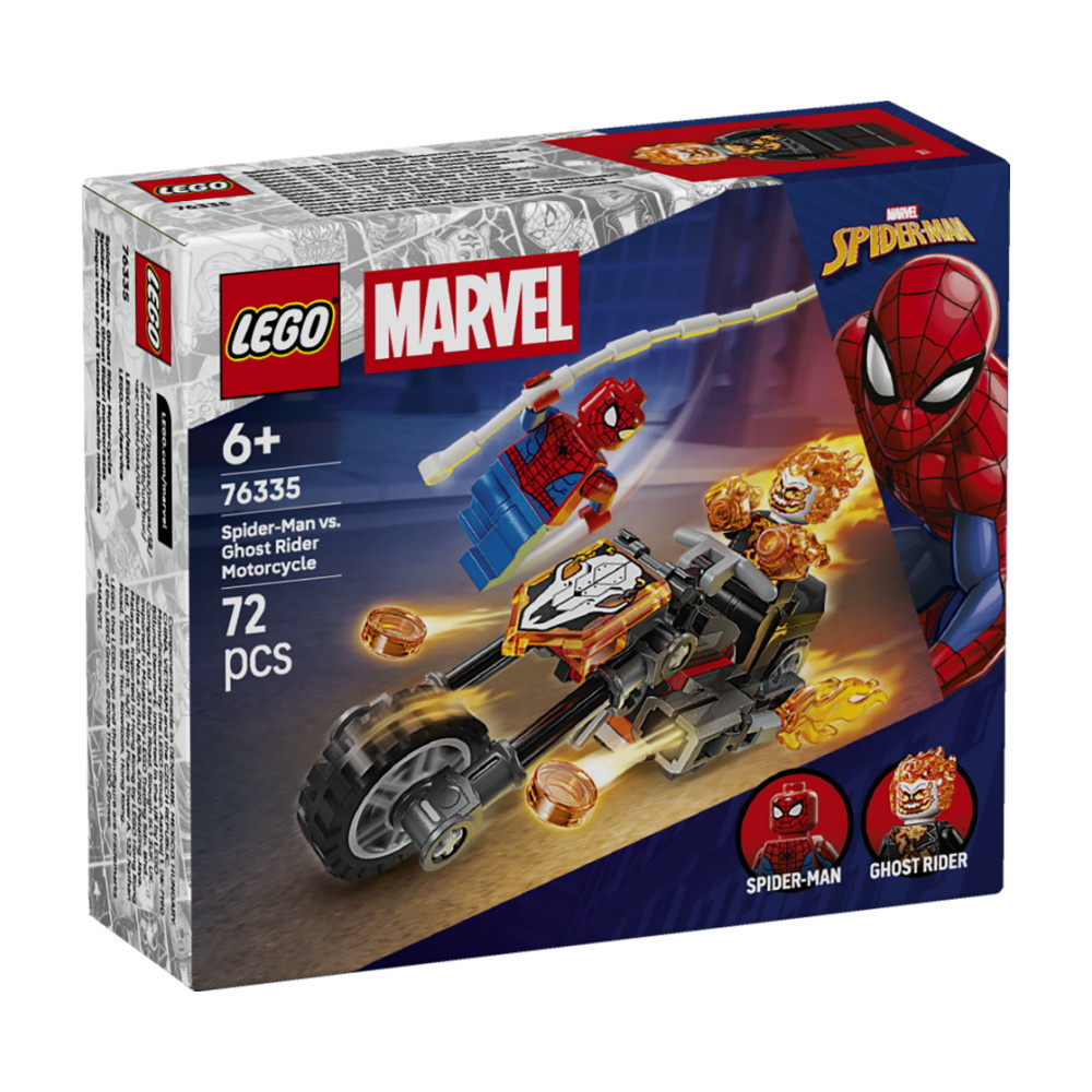 LEGO Marvel - Spider-Man Aastaan Aaveajajan Moottoripyörä