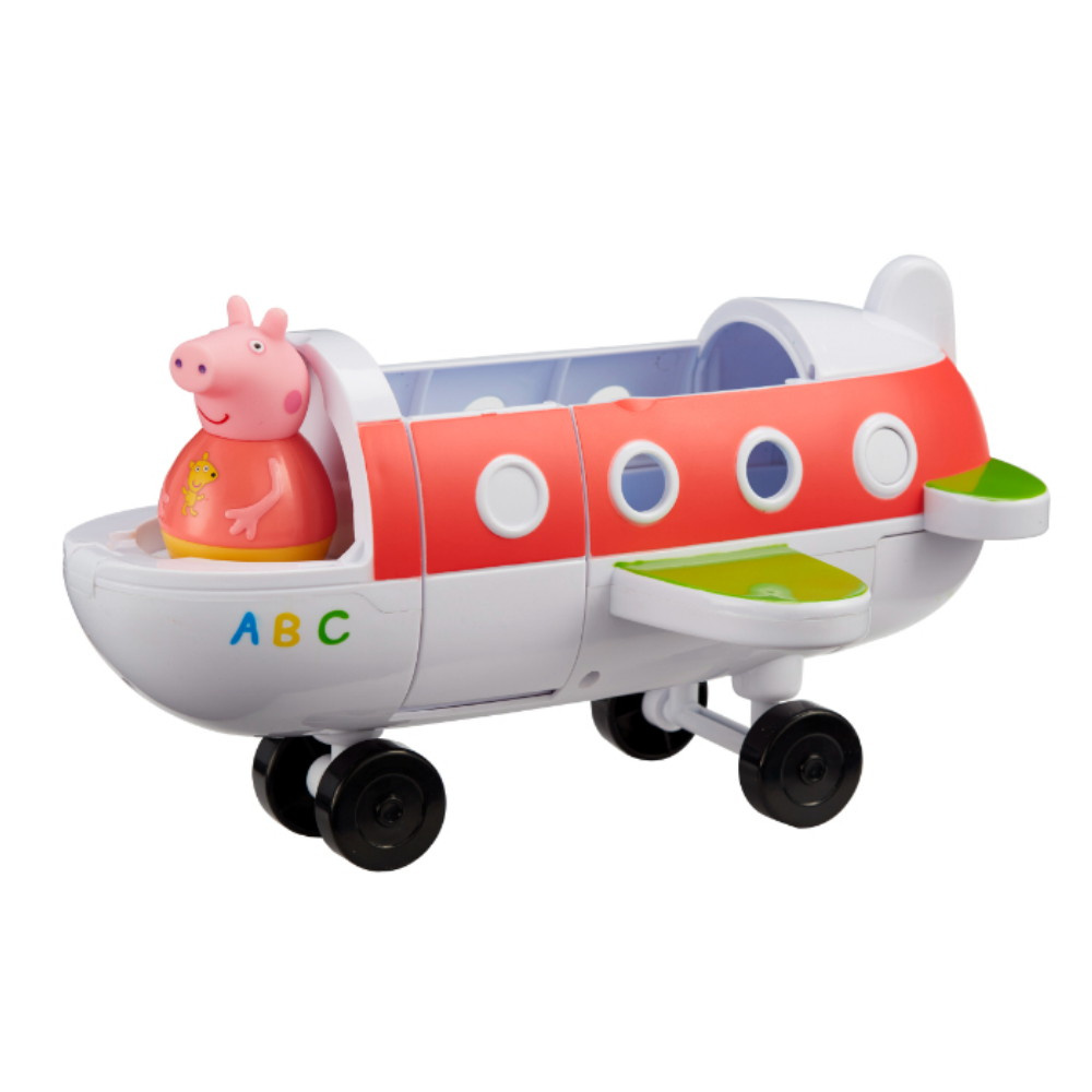 Weebles - Peppa Pig Push Along Wobbly Plane