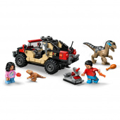 LEGO Jurassic World - Raptor ja pako maastoautolla LEGO Jurassic World - Raptor ja pako maastoautolla