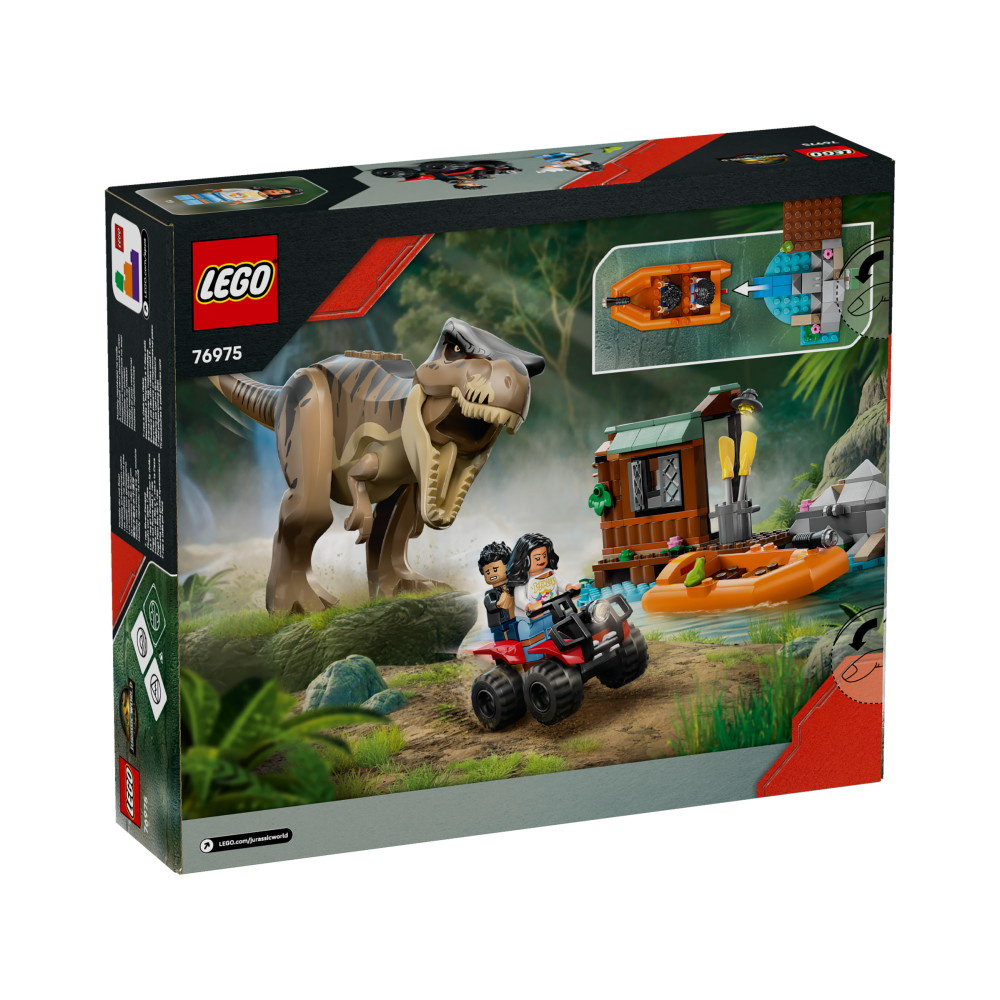 LEGO Jurassic World - T. rex ja pako joella