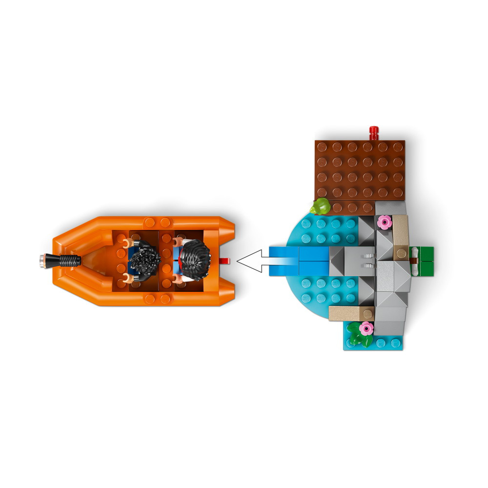 LEGO Jurassic World - T. rex ja pako joella