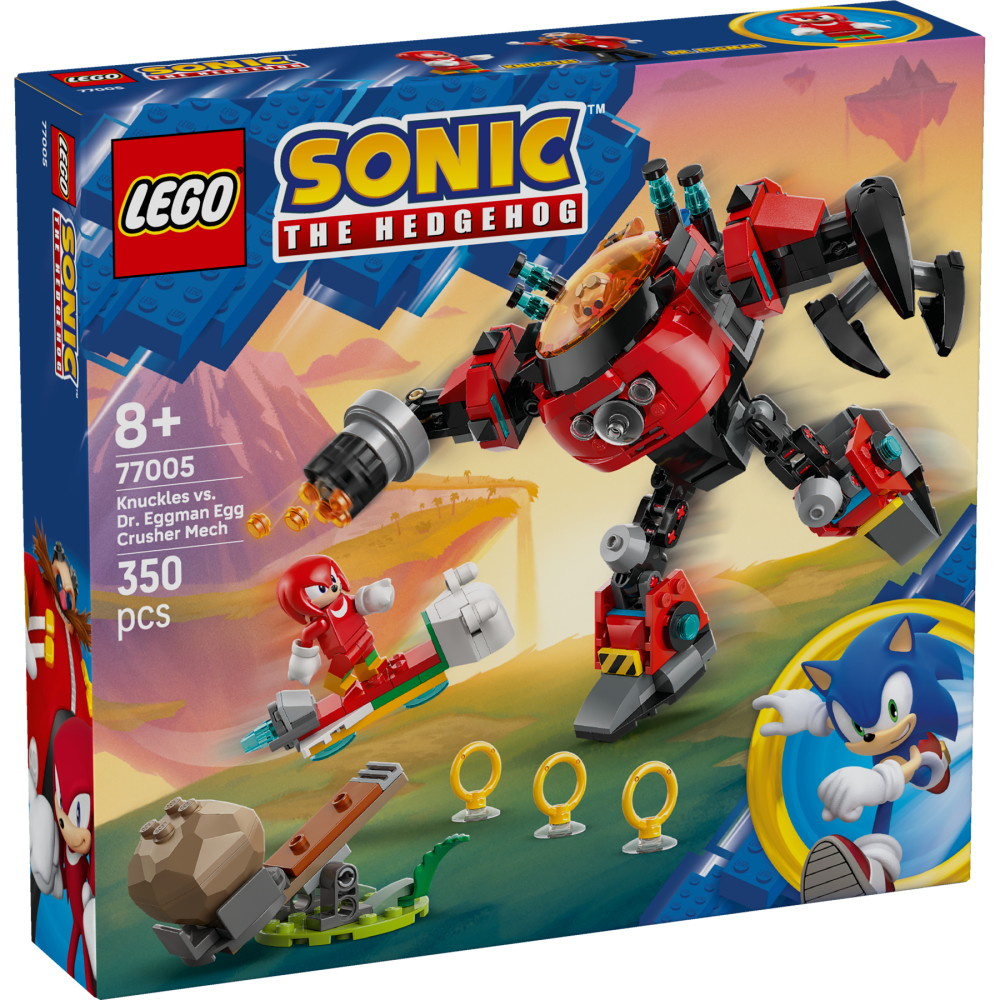 LEGO Sonic - Knuckles vastaan Dr. Eggman ja Egg Crusher ‑robotti