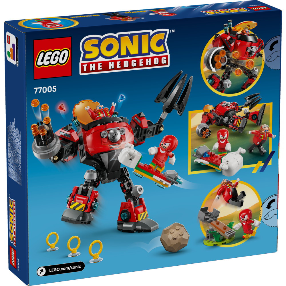 LEGO Sonic - Knuckles vastaan Dr. Eggman ja Egg Crusher ‑robotti