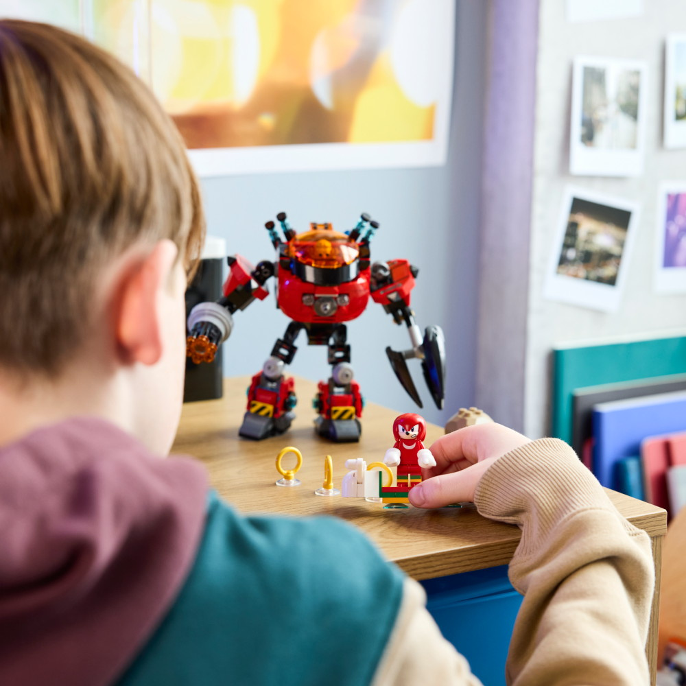 LEGO Sonic - Knuckles vastaan Dr. Eggman ja Egg Crusher ‑robotti