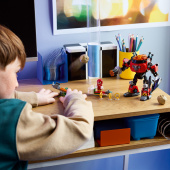 LEGO Sonic - Knuckles vastaan Dr. Eggman ja Egg Crusher ‑robotti LEGO Sonic - Knuckles vastaan Dr. Eggman ja Egg Crusher ‑robotti