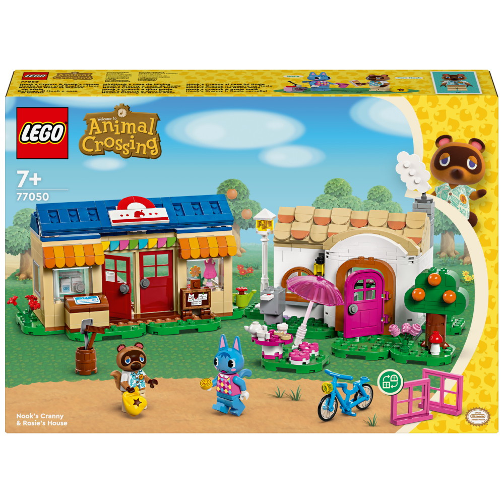 LEGO Animal Crossing - Nook's Cranny ja talo, jossa Rosie asuu