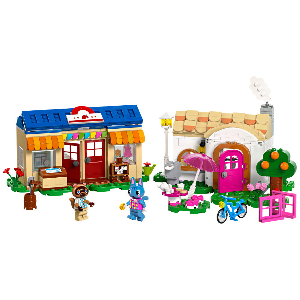 LEGO Animal Crossing - Nook's Cranny ja talo, jossa Rosie asuu