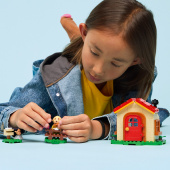 LEGO Animal Crossing - Goldie kodikkaassa talossaan LEGO Animal Crossing - Goldie kodikkaassa talossaan