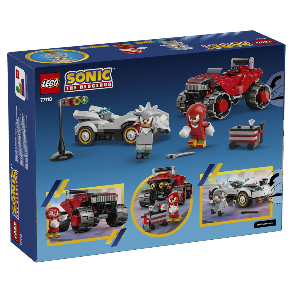 LEGO Sonic - Silverin Auto Vastaan Knucklesin Monsteriauto