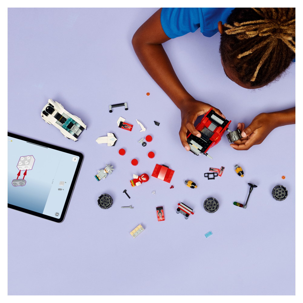 LEGO Sonic - Silverin Auto Vastaan Knucklesin Monsteriauto