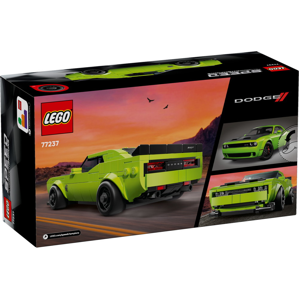 LEGO Speed Champions - Dodge Challenger SRT Hellcat ‑urheiluauto