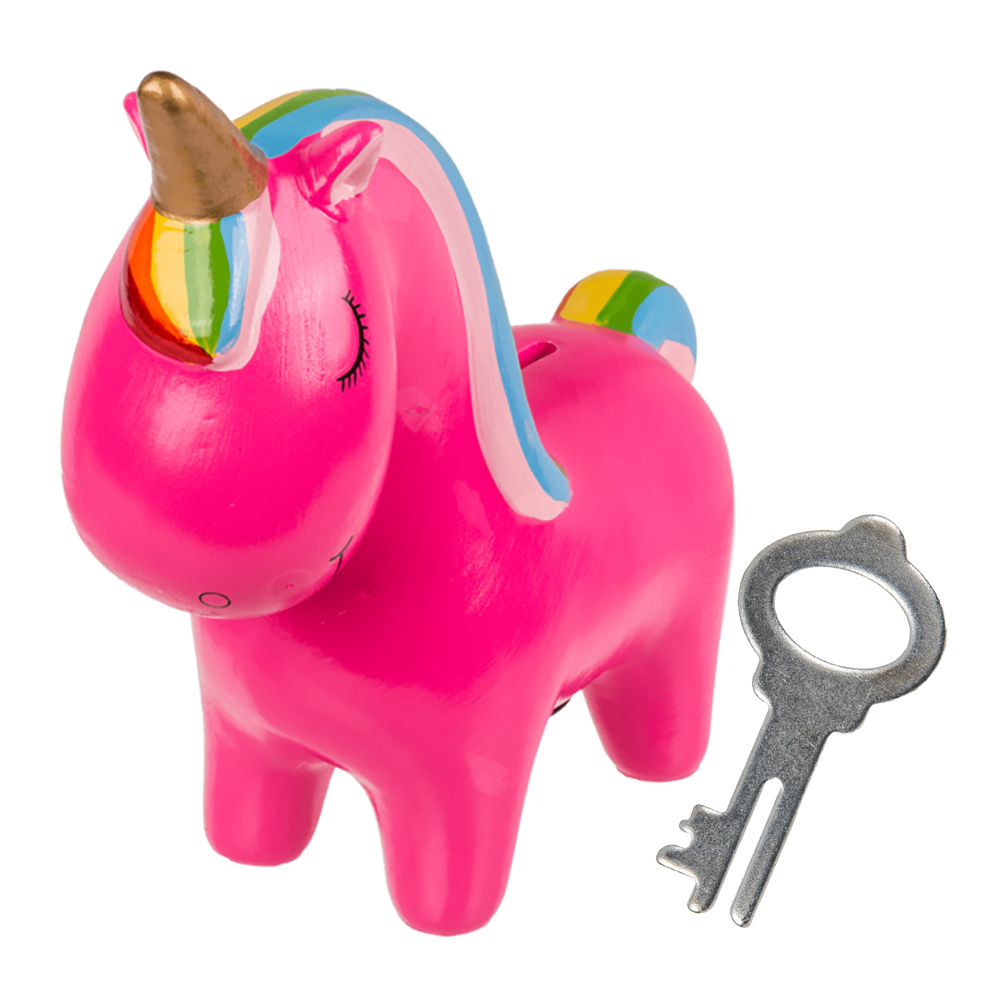 Piggy bank Unicorn Pink