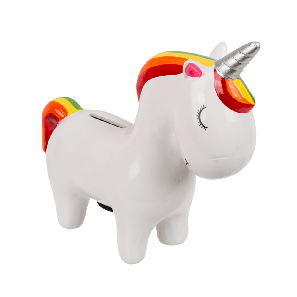 Piggy bank Unicorn White