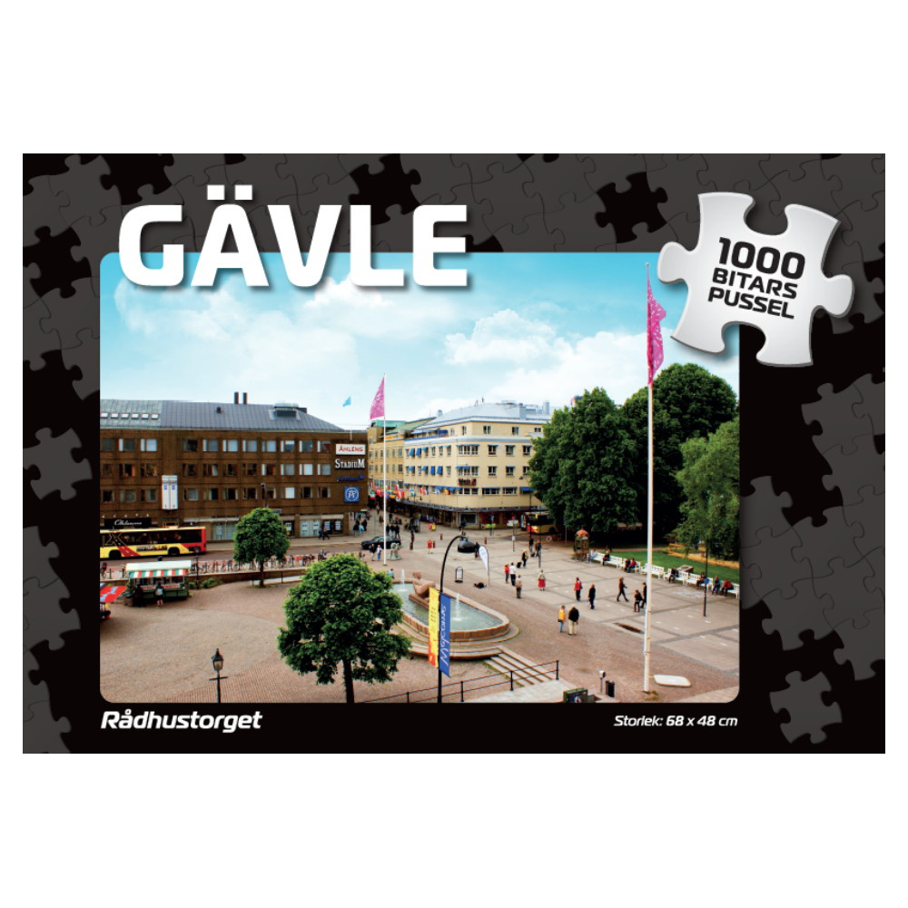 Palapeli: Gävle Rådhustorget 1000 Palaa